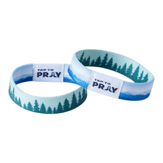 Tap To Pray-Wristband Mountains & Forests