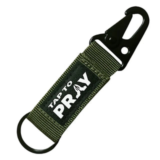 Tap To Pray - Tactical Carabiner Keychain