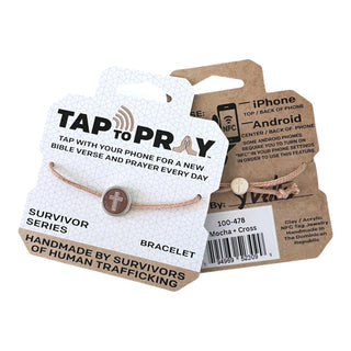 Tap To Pray-Cross bracelet