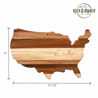USA Shiplap Cutting Board - Totally Bamboo