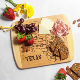 A Slice Of Life Texas Cutting Board - Totally Bamboo