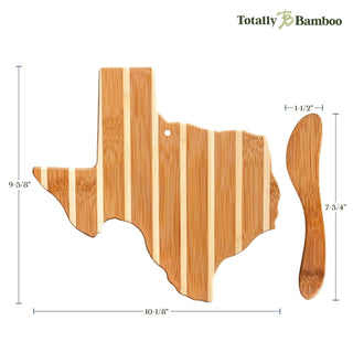 Texas Striped Board With Spreader - Totally Bamboo