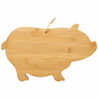 Pig Shaped Cutting Board - Totally Bamboo