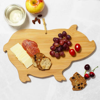 Pig Shaped Cutting Board - Totally Bamboo