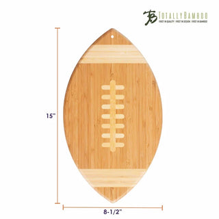 Totally Bamboo - Football Shaped Cutting Board: 15" x 8-1/2"