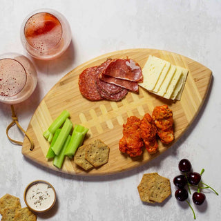 Totally Bamboo - Football Shaped Cutting Board: 15" x 8-1/2"