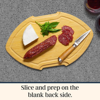 Football - Shaped Cutting And Serving Board - Totally Bamboo