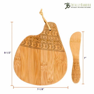 "Tonga" Serving Board With Spreader Knife - Totally Bamboo