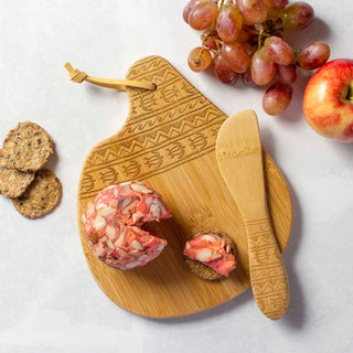 "Tonga" Serving Board With Spreader Knife - Totally Bamboo