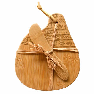 "Tonga" Serving Board With Spreader Knife - Totally Bamboo