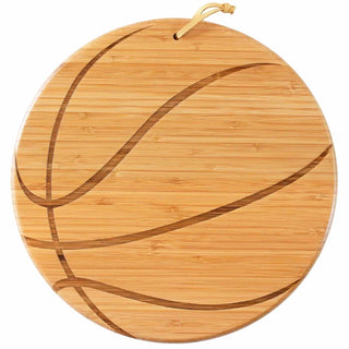 Basketball Shaped Cutting Board - Totally Bamboo