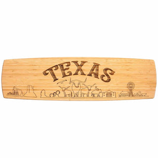 Texas Engraved XL Charcuterie Board - Totally Bamboo