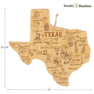 Destination Texas Cutting Board - Totally Bamboo