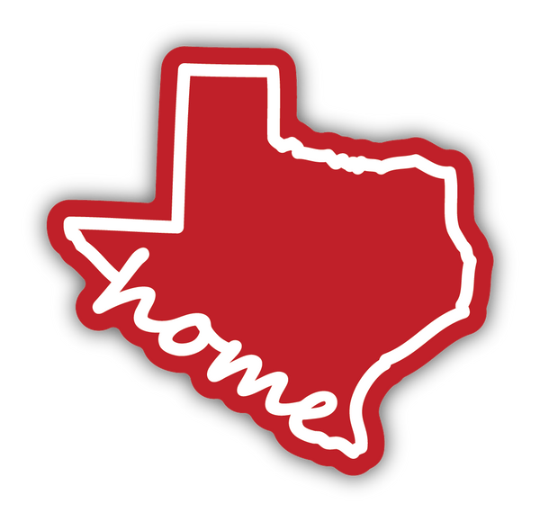 Stickers NW-Texas Home red