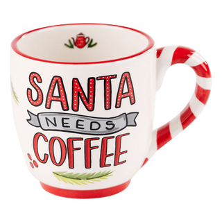 Mug Glory Haus Santa Needs Coffee