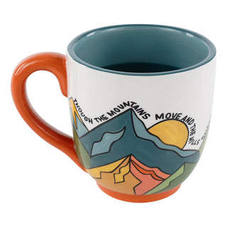 Mug Glory Haus Though The mountains move