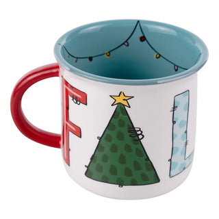 Mug Glory Haus Merry and Bright Fa La La Campfire mug