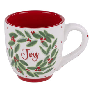 Mug "Holly Wreath Merry Christmas" - Glory Hause