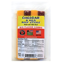 Cheddar Cheese & Beef Sticks 3.75 oz.