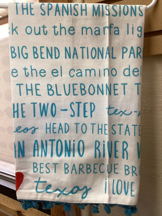 Texas Dish Towel Jennifer Smelker