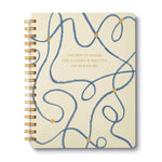 Book Spiral Notepad  -the map to where she is going is written on her heart