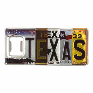 Magnet Texas License Plate Bottle Opener - Texas Products