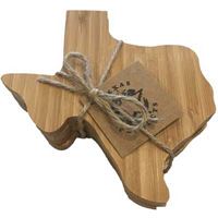 TX Bamboo Coaster Set-TX Product