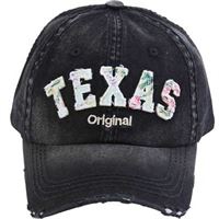 TX Products-Texas Cap black washed Original