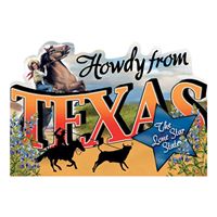 Texas Products-Vintage HOWDY TEXAS