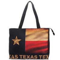 Texas Vintage Flag Bag Canvas Medium Robin Ruth design