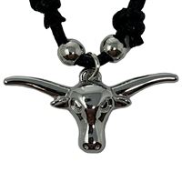 TX Products-Longhorn Necklace Black Cord