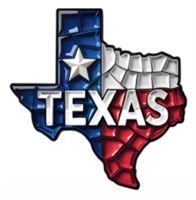 Magnets Texas Flag Resin