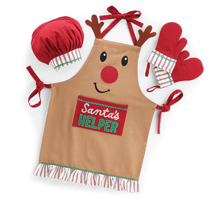 Apron Child "Santa's Helper" Reindeer - Burton & Burton