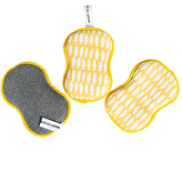 RE:usable Sponges Set of 3 Yellow