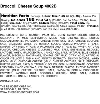 The Resident Chef - Broccoli Cheese Soup