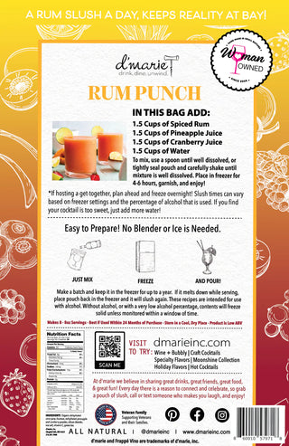 D'Marie Slush Mix Rum Punch