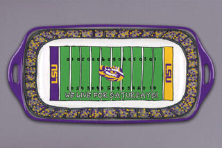 LSU Melamine Serving Tray  -  Magnolia Lane