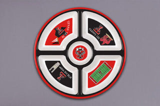 Texas Tech Melamine 5 section serving tray-Magnolia Lane