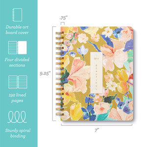 Book Spiral Notepad  - Life is Beautiful