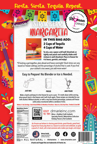 D'Marie Slush Mix Strawberry Margarita