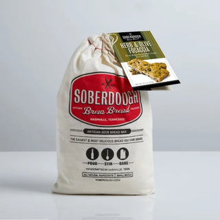 Soberdough Brew Bread - Herb & Olive Focaccia