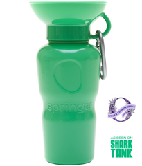22 oz Pet Travel water bottle Green