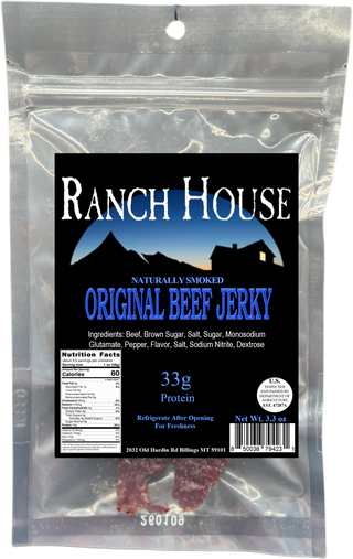 Ranch House Original Beef Jerky 3.3oz.