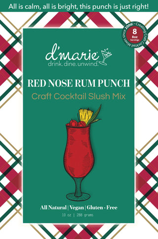 D'Marie - Red Nose Rum Punch Cocktail Slush Mix 10 oz