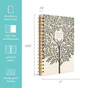 Book Spiral Notepad  - Good Things are Always Beginning