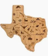 Texas Cutting Board Destination Bamboo