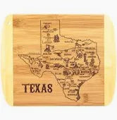 Texas Cutting Board Bamboo A Slice of Life