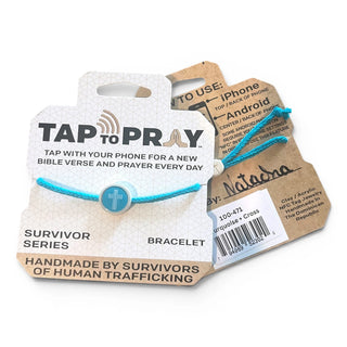 Tap To Pray-Cross bracelet
