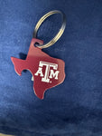 Pop A Top Texas Key Ring Texas A & M