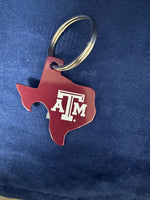 Pop A Top Texas Key Ring Texas A & M